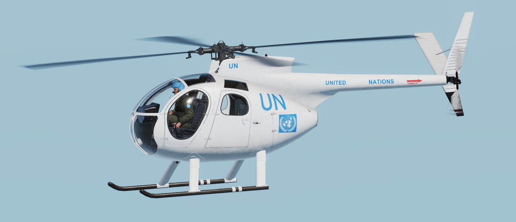 OH-6A UNITED NATIONS